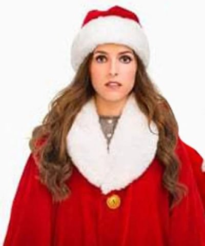 Anna Kebndrick Noelle Kringle Christmas Shearling Coat