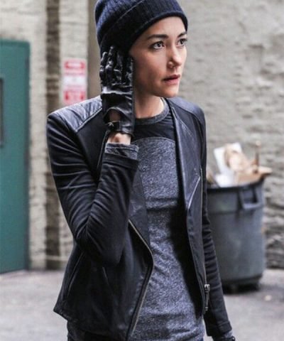 Sandrine Holt Hostages Sandrine Holt Leather Jacket