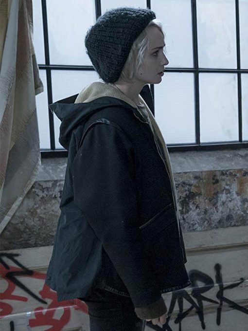 Drama Sense8 Tuppence Middleton shearling jacket