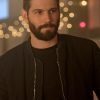 In the Dark Casey Deidrick Black Bomber Jacket