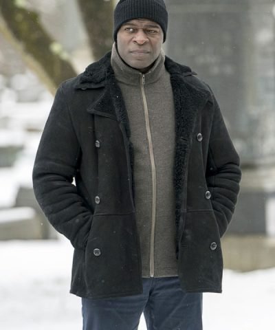 Hisham Tawfiq Shearling Suede Leather Jacket