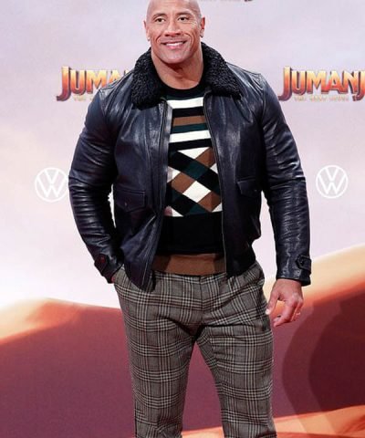 Dwayne Johnson Jumanji 3 Premier The Rock Fur Collar Jacket