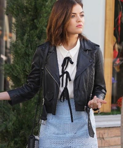 Pretty Little Liars Aria Montgomery Black Jacket