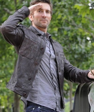 Actor Sharlto Copley Lether Jacket