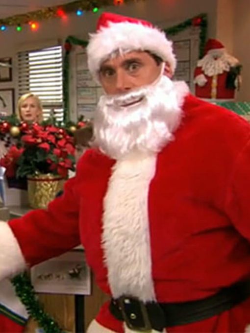 Steve Carell The Office Santa Claus Costume Jacket