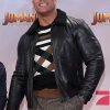 Jumanji The Next Level The Rock Shearling Leather Jacket