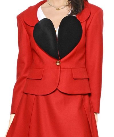 Vivienne Heart Lapel Shape Blazer