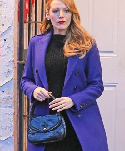 Blake Lively The Age of Adaline Blue Coat