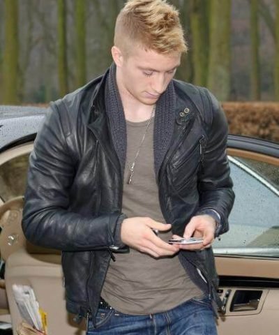 Footballer Marco Reus Slimfit Black Jacket