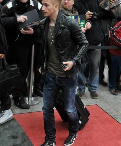 Forward Player Marco Reus Leather Jacket