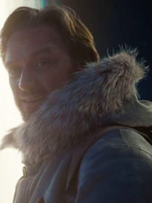 Lord Asriel His Dark Materials White Shearling Coat