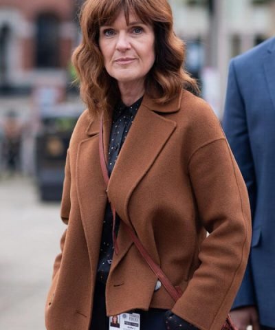 TV Series The Stranger Johanna Griffin Brown Wool-Blend Jacket