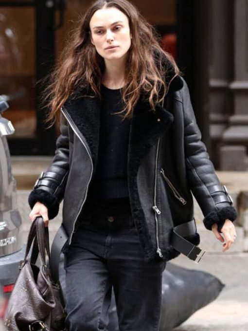 Keira Knightley B3 Shearling Jacket