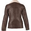 Sheepskin Shearling Leather Jacket For Men's