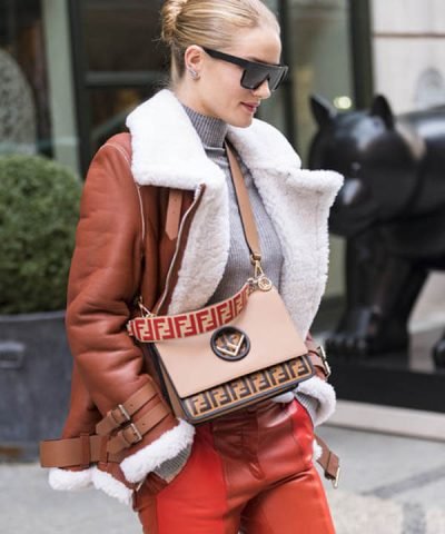 Rosie Huntington-Whiteley B3 Shearling Jacket