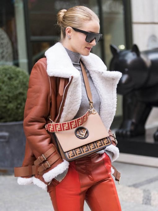 Rosie Huntington-Whiteley B3 Shearling Jacket