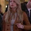 Blake Lively Gossip Girl Brown Jacket