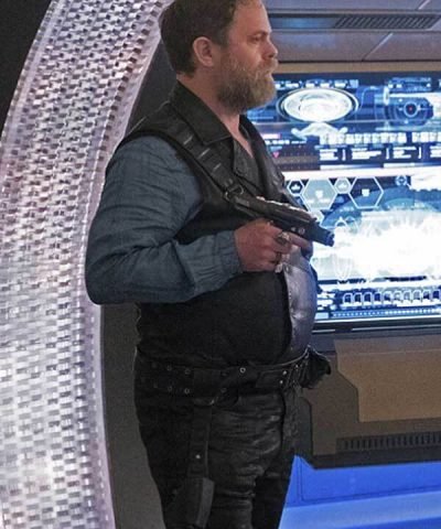 Harry Mudd Star Trek Discovery Series S02 Black Vest