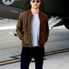 Glen Powell Top Gun Maverick Leather Jacket