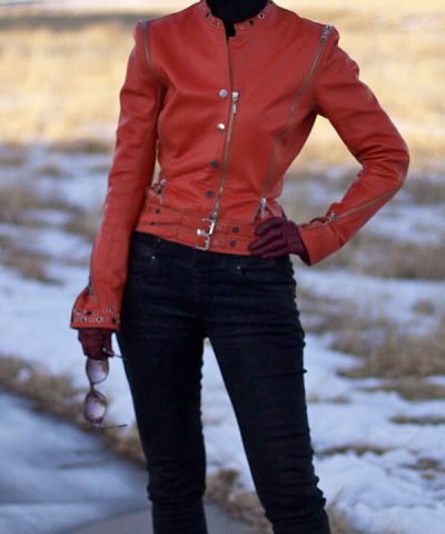 Women Classic Red Jacket