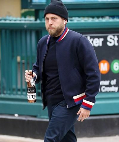 Jonah Hill Varsity Bomber Jacket