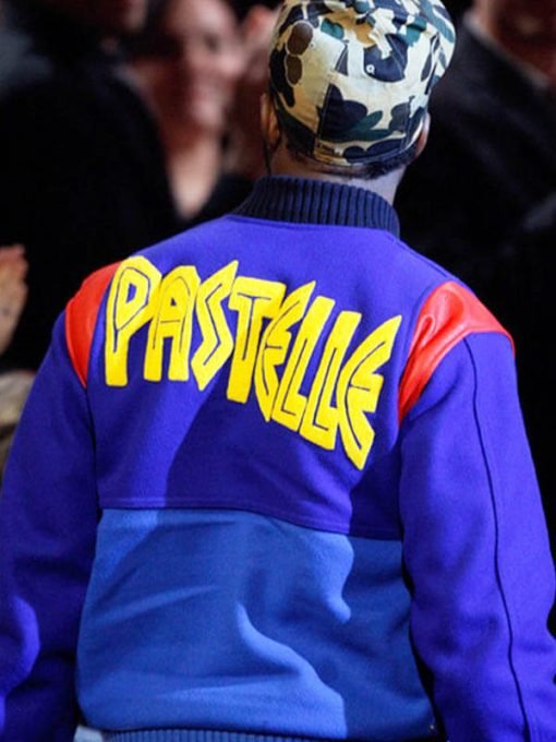 Kanye West American Rapper Pastelle Blue Jacket