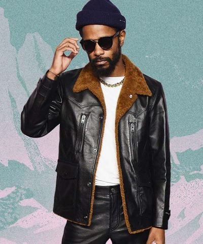 Lakeith Stanfield Shearling Jacket