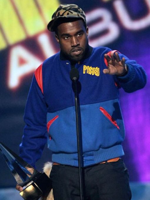 Kanye West Pastelle Letterman Jacket