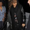 Rihanna Leather Sleeves Varsity Jacket