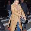 Rihanna Suede Leather Coat