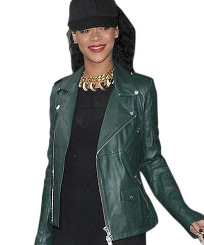 Rihanna Green Jacket