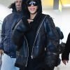 Rihanna Oversized Leather Jacket