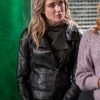 Tv Series Arrow Caity Lotz Black Leather Jacket