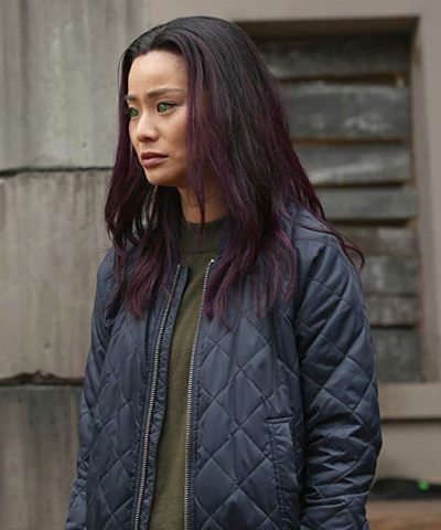 Tv Series The Gifted Clarice Fong Quilted Bomber Jacket