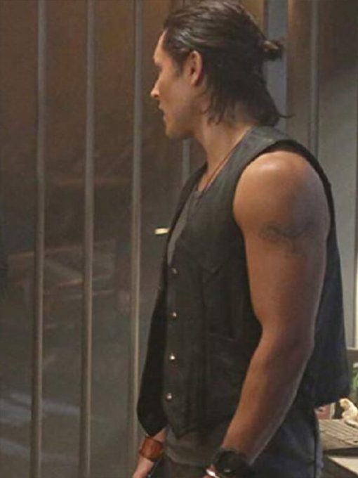 Leather Vest Worn by Thunderbird in Tv Series The Gifted