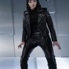 Studded Biker Jacket Worn by Emma Dumont in TV Series The Gifted