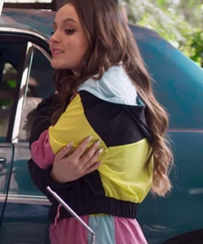 Ana Airplane Mode Larissa Manoela Tricolor Bomber Jacket