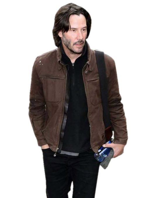 Keanu Reeves Brown Jacket