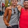 Tom Holland Tan Brown Leather Jacket