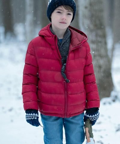 Jackson Robert Scott Locke & Key Red Puffer Jacket