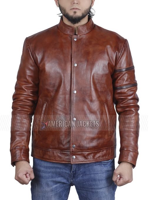 Fast and Furious Vin Diesel Brown Leather Jacket