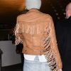 Kendall Jenner Fringe Cropped Leather Jacket