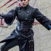 Ally Ioannides Into the Badlands Black Coat