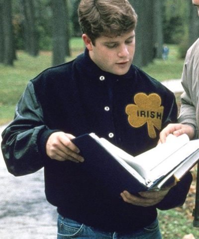 University of Notre Dame Rudy Irish Letterman Jacket