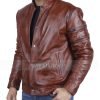 Fast and Furious Vin Diesel Brown Leather Jacket