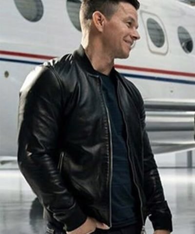 Mark Wahlberg Infinite Black Leather Jacket