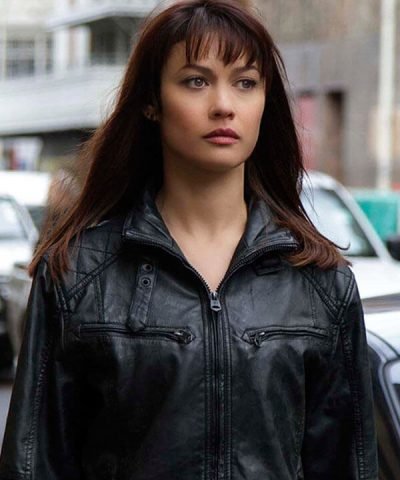 Momentum Olga Kurylenko Leather Jacket