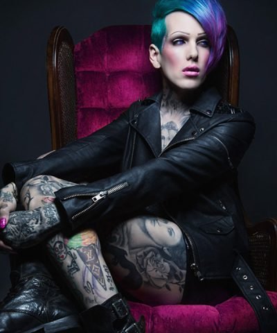 Singer Jeffree Star Leather Jacket