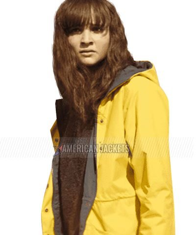 Dark Lisa Vicari Yellow Hooded Jacket