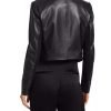 Emily In Paris Emily Cooper Leather Black Jacket